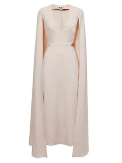 Reiss Kate Cut-Out Cape Midi-Dress