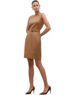 M.M.LaFleur Cynthia Dress Washable Wool Twill