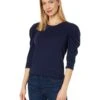 Bobi Los Angeles 3/4 Puff Sleeve Top