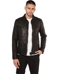 AllSaints Lark Leather Jacket