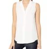 Calvin Klein Women's Sleeveless Blouse With Inverted Pleat (Standard And Plus) -Cheap Clothing Store 71wLOyDa0nL. AC SR736920