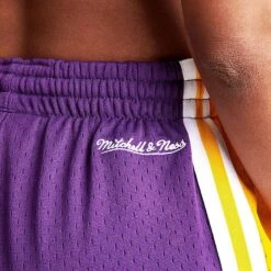 Women's Mitchell & Ness Los Angeles Lakers NBA Swingman Shorts Purple - 8123LALP PUR -Cheap Clothing Store 8123LALP PUR M5