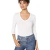 Splendid Valley 2x1 Rib Long Sleeve V-Neck -Cheap Clothing Store 81ljwlSinjL. AC SR736920