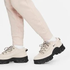 Women's Nike Sportswear Club Fleece Mid-Rise Slim Jogger Pants Pink Oxford/White - DQ5174 601 -Cheap Clothing Store DQ5174 601 M5