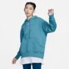 Women's Nike Sportswear Phoenix Fleece Oversized Pullover Hoodie Noise Aqua/Sail - DQ5860 440 -Cheap Clothing Store DQ5860 440 M1