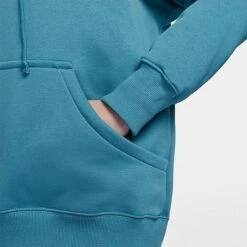 Women's Nike Sportswear Phoenix Fleece Oversized Pullover Hoodie Noise Aqua/Sail - DQ5860 440 -Cheap Clothing Store DQ5860 440 M5
