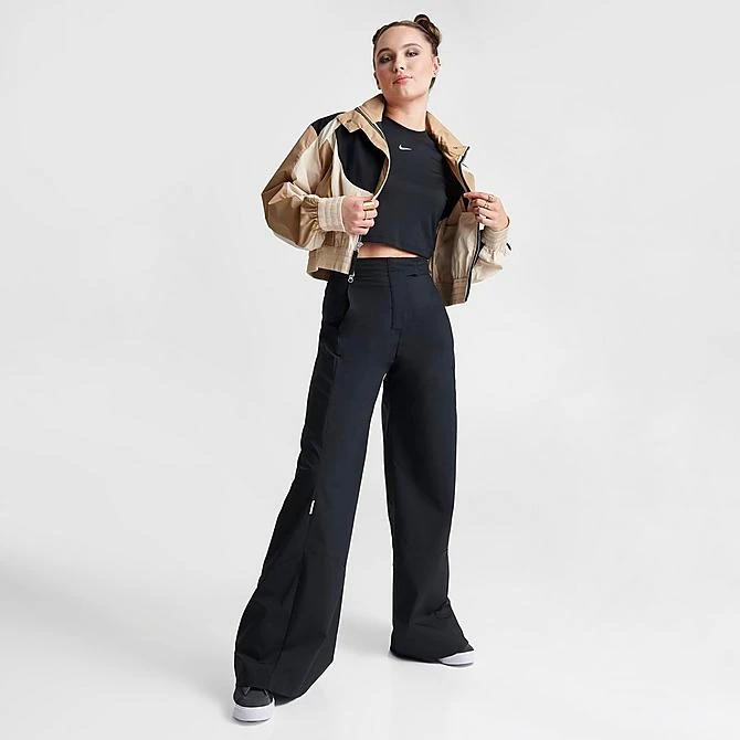 Women's Nike Sportswear Collection Woven Jacket Hemp/Black/Sanddrift/Hemp - DV8307 200 4 Women's Nike Sportswear Collection Woven Jacket Hemp/Black/Sanddrift/Hemp - DV8307 200 - Image 2