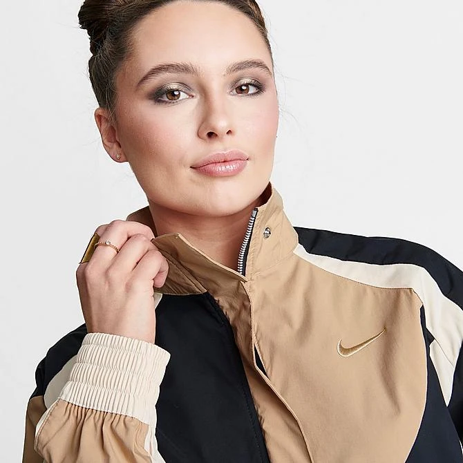 Women's Nike Sportswear Collection Woven Jacket Hemp/Black/Sanddrift/Hemp - DV8307 200 7 Women's Nike Sportswear Collection Woven Jacket Hemp/Black/Sanddrift/Hemp - DV8307 200 - Image 5