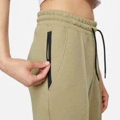 Women's Nike Sportswear Tech Fleece Jogger Pants Neutral Olive/Black - FB8330 276 -Cheap Clothing Store FB8330 276 M6