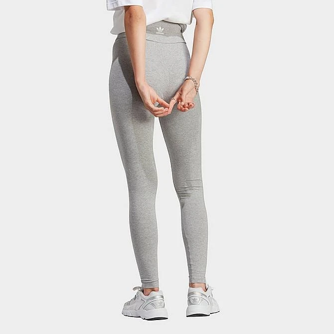 Women's Adidas Originals Adicolor Essentials Leggings Medium Grey Heather - IA6447 035 4 Women's Adidas Originals Adicolor Essentials Leggings Medium Grey Heather - IA6447 035 - Image 2