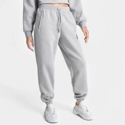 Women's Adidas Varsity Jogger Pants Solid Grey - IN7109 020 -Cheap Clothing Store IN7109 020 M3