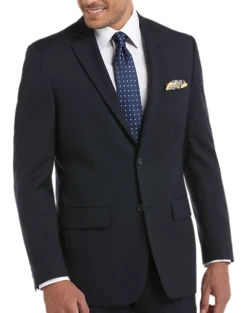 Cheap Clothing Store 17 Pronto Uomo Platinum Executive Suit Separates Coat, Navy Sharkskin