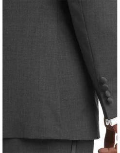 Joseph Abboud Black Label Slim Fit Wool Tuxedo, Gray -Cheap Clothing Store MW40 3GP3 17 JOSEPH ABBOUD BLACK LABEL CHARCOAL GRAY ALT2