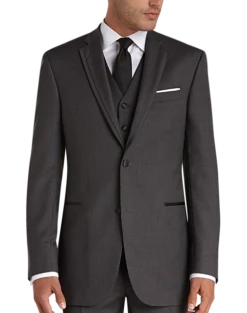Joseph Abboud Black Label Slim Fit Wool Tuxedo, Gray -Cheap Clothing Store MW40 3GP3 17 JOSEPH ABBOUD BLACK LABEL CHARCOAL GRAY ALT4