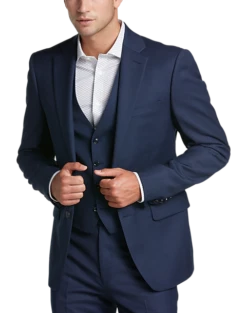 Calvin Klein X-Fit Slim Fit Suit Separates Coat, Blue Tic -Cheap Clothing Store MW40 3W71 70 CALVIN KLEIN BLUE TIC ALT7