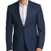 Calvin Klein X-Fit Slim Fit Suit Separates Coat, Blue Tic -Cheap Clothing Store MW40 3W71 70 CALVIN KLEIN BLUE TIC MAIN