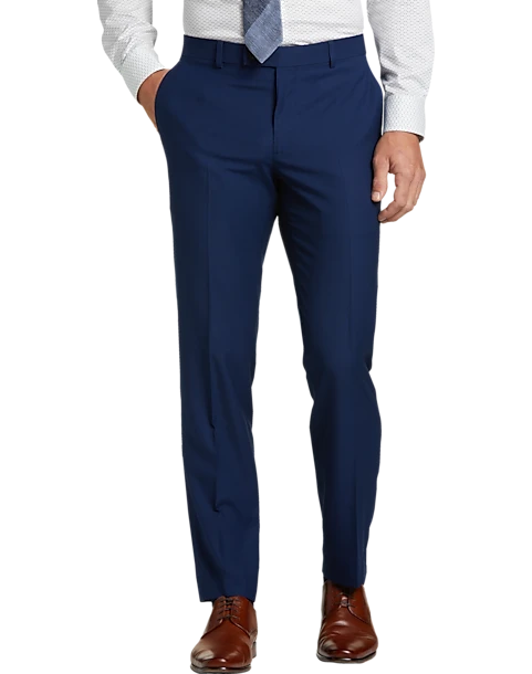 Wilke-Rodriguez Slim Fit Suit Separates Pants, Blue 3 Wilke-Rodriguez Slim Fit Suit Separates Pants, Blue