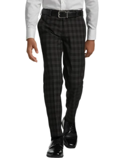 Kenneth Cole Reaction Boy's Suit, Black Plaid -Cheap Clothing Store MW40 3XD8 80 KENNETH COLE BLACK PLAID ALT2