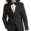Kenneth Cole Reaction Boy's Suit, Black Plaid -Cheap Clothing Store MW40 3XD8 80 KENNETH COLE BLACK PLAID MAIN