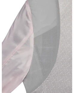 Egara Skinny Fit Suit Separates Coat, Gray & Pink Plaid -Cheap Clothing Store MW40 3XH7 64 EGARA GRAY PINK PLAID ALT4