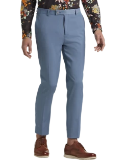 Paisley & Gray Slim Fit Suit Separates Pants, Slate Blue