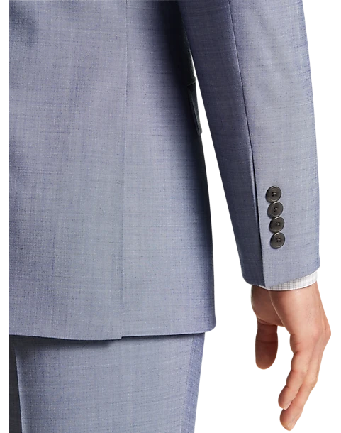 Awearness Kenneth Cole Modern Fit Suit, Light Blue 4 Awearness Kenneth Cole Modern Fit Suit, Light Blue - Image 2