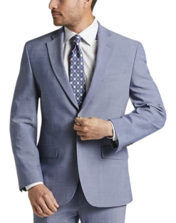 Awearness Kenneth Cole Modern Fit Suit, Light Blue