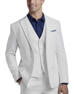 JOE Joseph Abboud Slim Fit Linen Blend Suit Separates Coat, White -Cheap Clothing Store MW40 3XNC 49 JOE JOSEPH ABBOUD WHITE ALT7