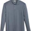 Joseph Abboud Modern Fit Luxe Cotton Polo, Slate -Cheap Clothing Store MW40 6MNN 17 JOSEPH ABBOUD SLATE MAIN
