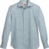 Joseph Abboud Modern Fit Sport Shirt, Teal Fossil Leaf -Cheap Clothing Store MW40 6MRR 93 JOSEPH ABBOUD TEAL MAIN