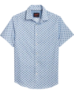 Egara Slim Fit Sport Shirt, Blue Jellycat Print