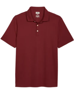 Joseph Abboud Modern Fit Luxe Cotton Polo, Dark Red