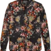 Paisley & Gray Slim Fit Spread Collar Sport Shirt, Black Paint Splatter Floral -Cheap Clothing Store MW40 6NF3 02 PAISLEY GRAY BLACK MAIN