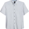Michael Strahan Modern Fit 4-Way Stretch Short Sleeve Sport Shirt, White & Blue Dot 2 Michael Strahan Modern Fit 4-Way Stretch Short Sleeve Sport Shirt, White & Blue Dot -Cheap Clothing Store MW40 6NGP 10 MICHAEL STRAHAN WHITE MAIN