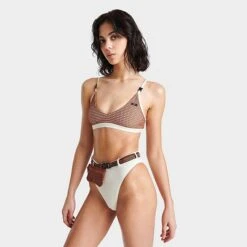 Women's Nike Swim Mesh Top Coconut Milk - NESSD256 121