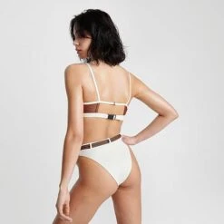 Women's Nike Swim High-Waist Bag Bottoms Coconut Milk - NESSD257 121 -Cheap Clothing Store NESSD257 121 M4